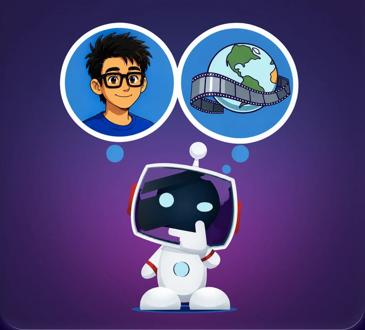 The Chuzqo robot weighing a viewer's history to predict their rating for any title.